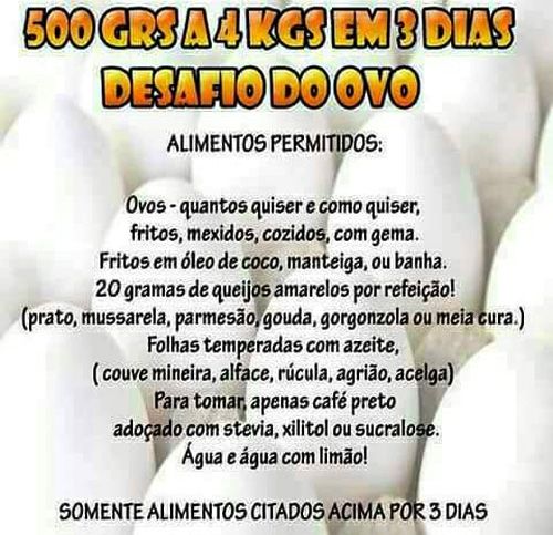 3 e queijo ovo dias de dieta