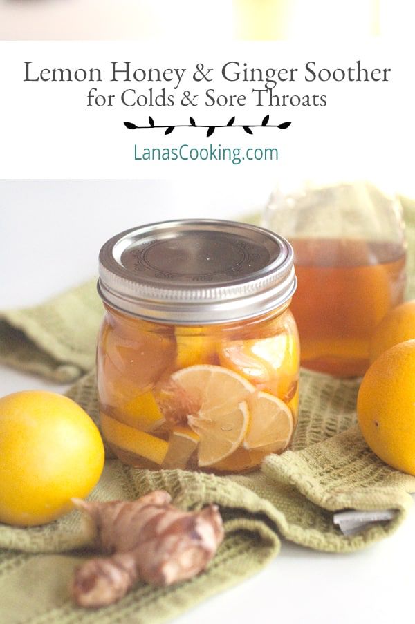 Lemon, Honey, and Ginger Soother for Colds and Sore Lemon, Honey, and Ginger Soother for Colds and Sore