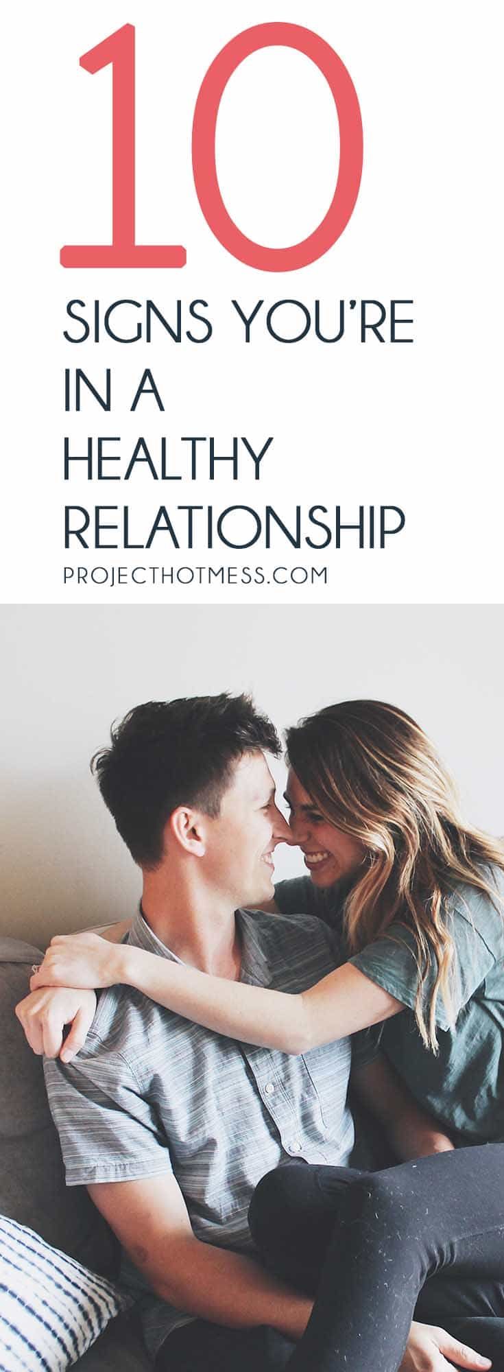 Dating to relationship signs
