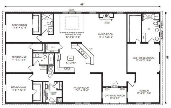 ranch house floor plans 4 bedroom love this simple, no watered ranch house floor plans 4 bedroom love this simple, no watered