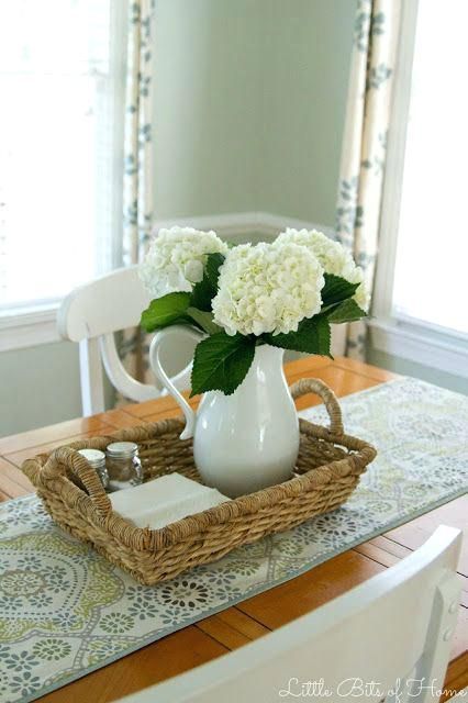 Esstisch Herzstück Ideen Table Settings Everyday Shabby Chic Dining Room Table Centerpieces Table Centerpieces For Home Kitchen Table Decor