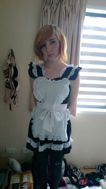 Daddy shorts redhead maid