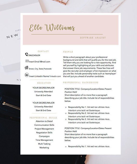 Creative Resume Template Cv Template Teacher Cv Template Etsy Resume Template Creative Resume Templates Modern Resume Template