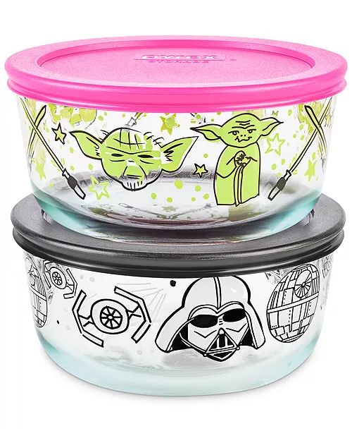 Pyrex Star Wars 4-Pc. Food Storage Container Set - Macy's