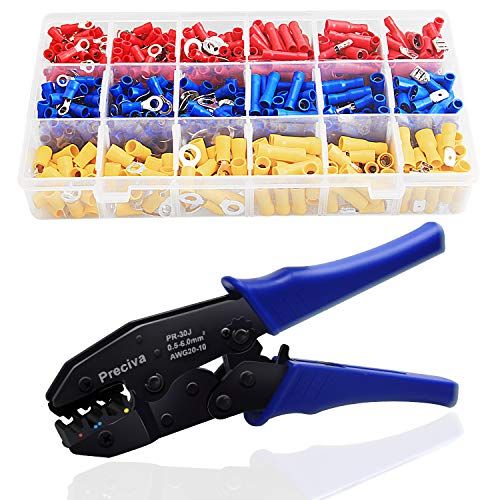 Kylewo 11 piezas Herramienta para quitar terminales Kit de cableado el/éctrico para alicates de cableado para conectores el/éctricos Kit de liberaci/ón para conectores planos y circulares