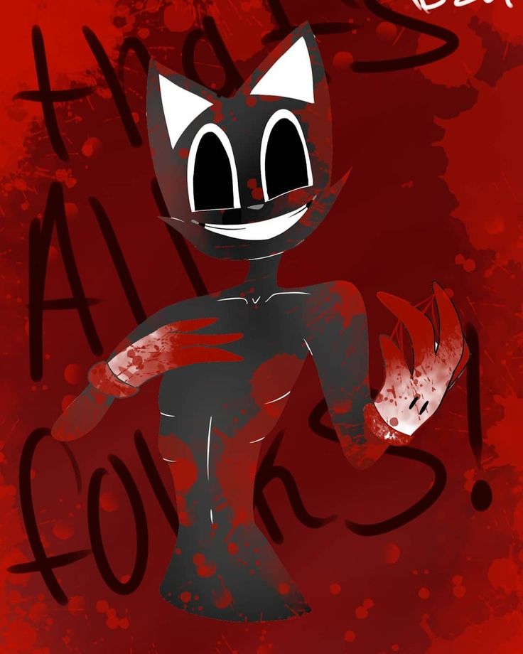 - That's All Folks!!! | Cartoon cat trevor henderson, Cartoon cat