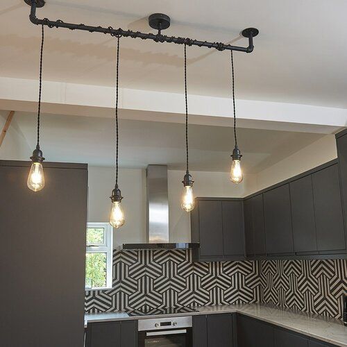 Hanley 4 Light Kitchen Island Pendant Borough Wharf Bulb Included Yes In 2020 Ceiling Design Lighting - Contemporary Kitchen Pendant Lights Uk Hanley 4 Light Kitchen Island Pendant Borough Wharf Bulb Included Yes In 2020 Ceiling Design Lighting - Contemporary Kitchen Pendant Lights Uk