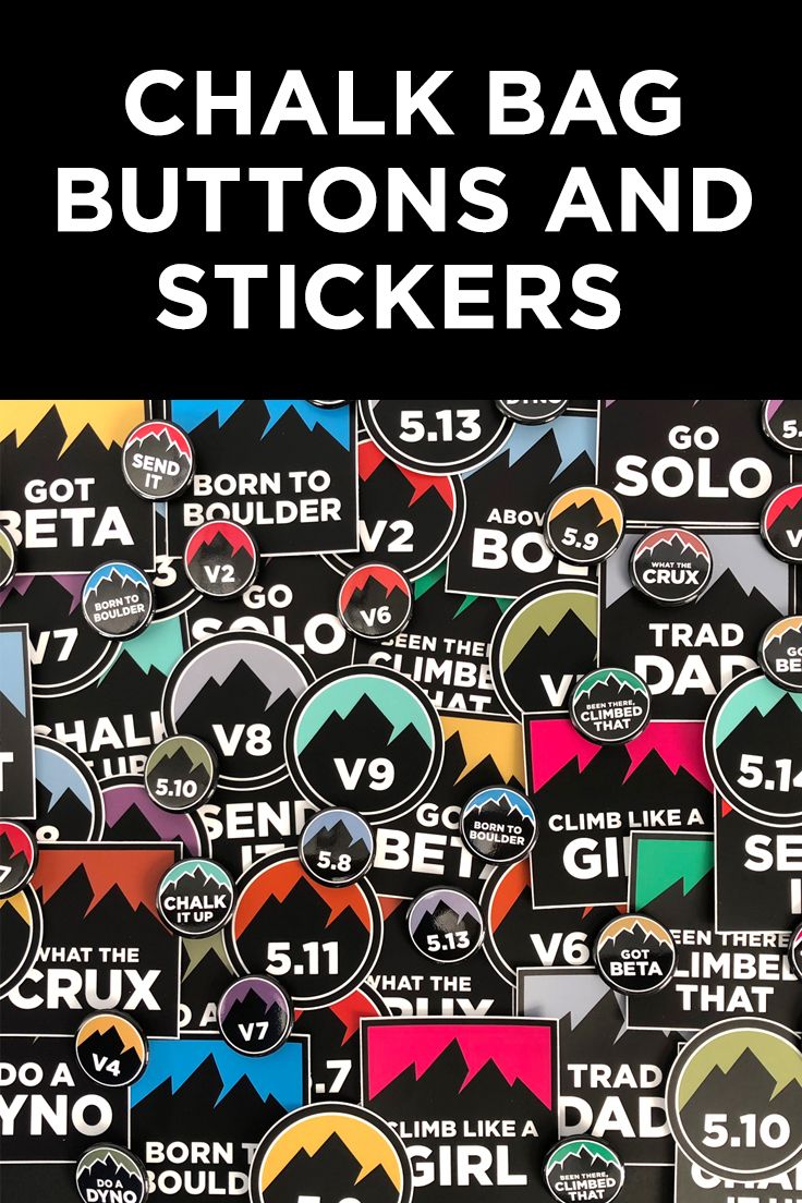 celebrate your sends with rock climbing stickers and pins rock