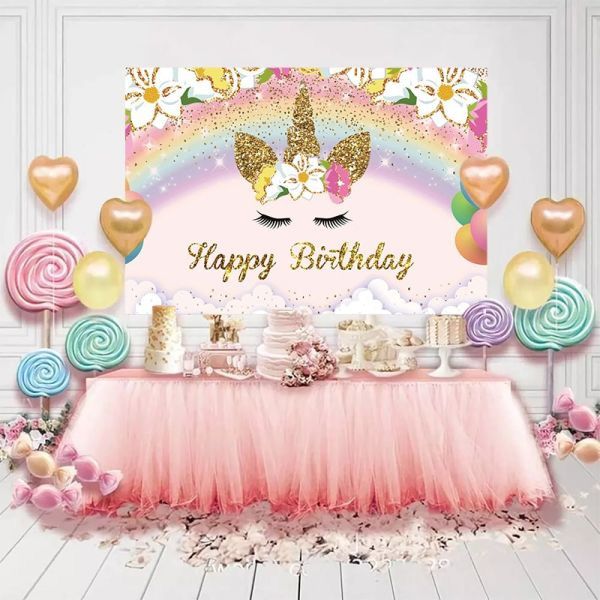 Joyeux Anniversaire Licorne Arc En Ciel Star Ruban Garçons Filles Cake Topper CS28 Joyeux Anniversaire Licorne Arc En Ciel Star Ruban Garçons Filles Cake Topper CS28