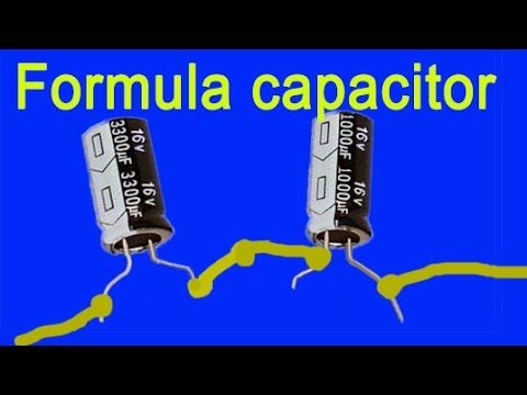 How To Calculate The Value Of The Capacitor Connected In Series And Parallel Youtube Capacitors Connection Parallel