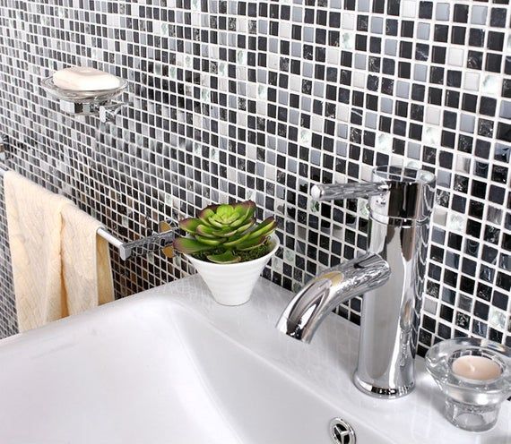 Black Mix Silver Gray Ks66b 11 8 X11 Sheet Mini Marble And - Mini Marble Mosaic Tile Backsplash Black Mix Silver Gray Ks66b 11 8 X11 Sheet Mini Marble And - Mini Marble Mosaic Tile Backsplash