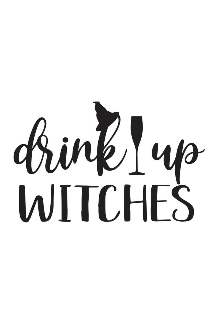 Download Drink Up Witches SVG File | Silhouette cameo tutorials ...