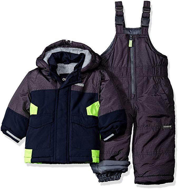 OshKosh BGosh Boys Ski Jacket and Snowbib Snowsuit Set