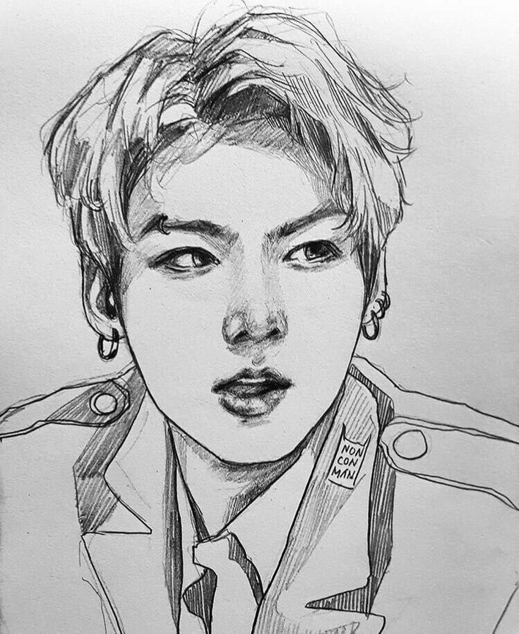 BTS JK Bts drawings, Kpop drawings, Bts fanart