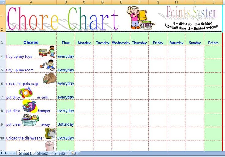 family daily chore chart template free chore chart editable weekly calendar template