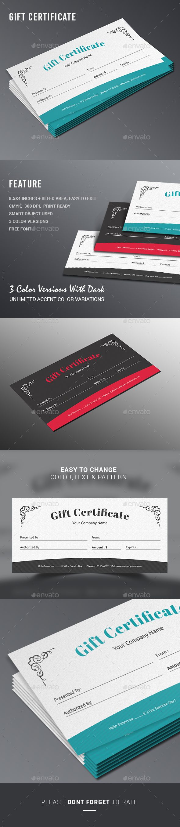 oil change gift certificate template