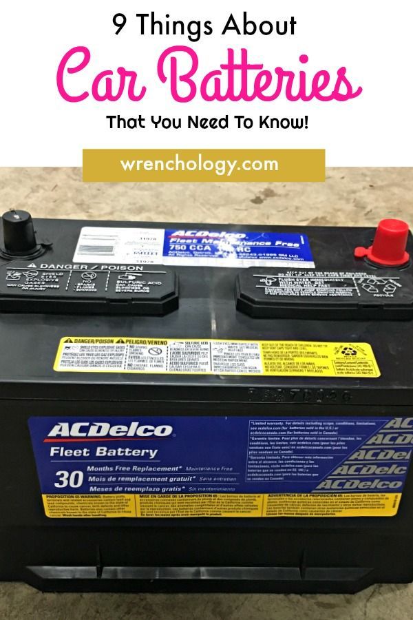 Learn about how car batteries work! 9 things about car batteries that