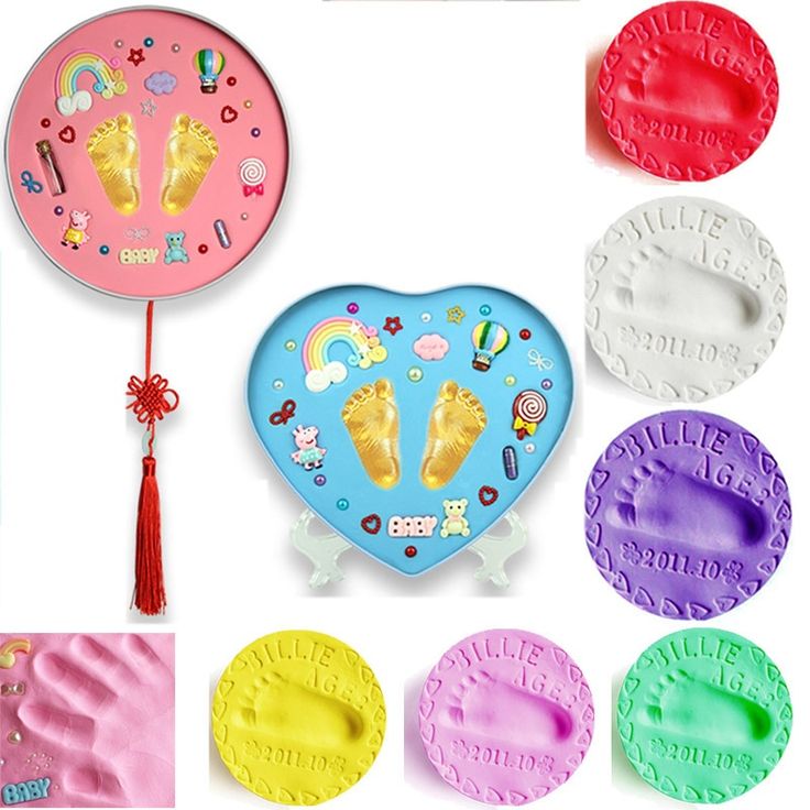 Arcilla suave de secado al aire para bebés,Kit de impresión de pie d Arcilla suave de secado al aire para bebés,Kit de impresión de pie d