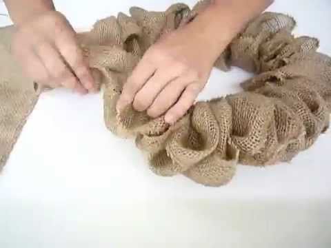 Easiest Burlap Wreath Video Tutorial - Just Call Me Homegirl