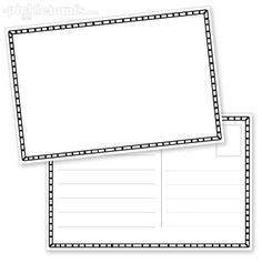 post card template