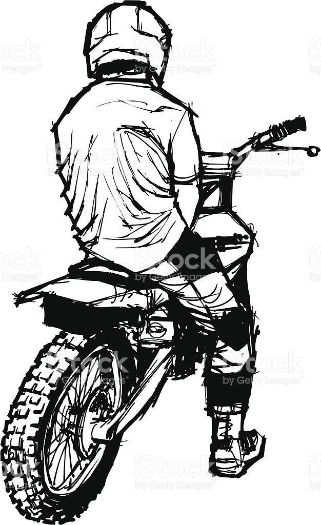 Pin Di Alessandro Su Hvg Disegno Di Bicicletta Moto Da Cross