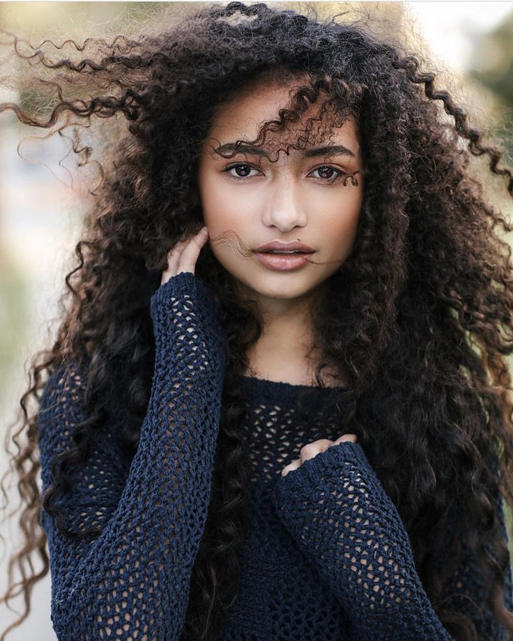 Long hair shared chubby curly