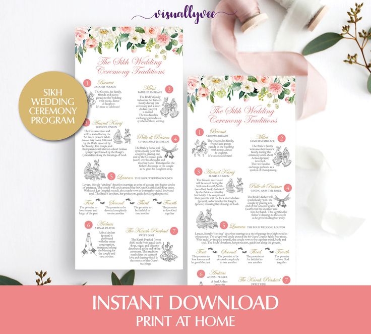 Sikh Digital Wedding Program