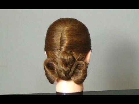 Прическа для длинных волос на Новый Год! Hairstyle for New Year Peinados con pel