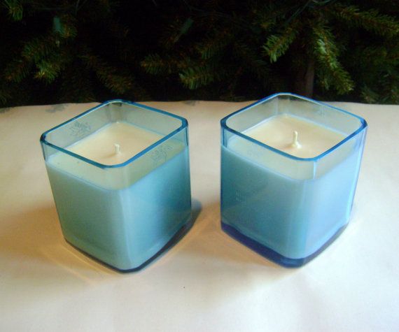 Fused Glass Gin Candle Fused Glass Gin Candle