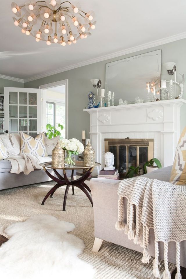 Ideen Wohnzimmer Landhausstil Modern Helle Farben Wohnzimmer Ideen