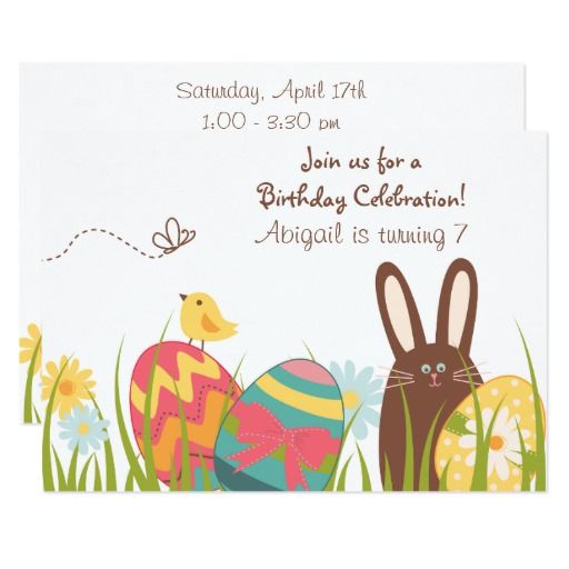 easter invite cards