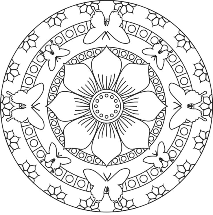 Free Printable Mandalas for Kids