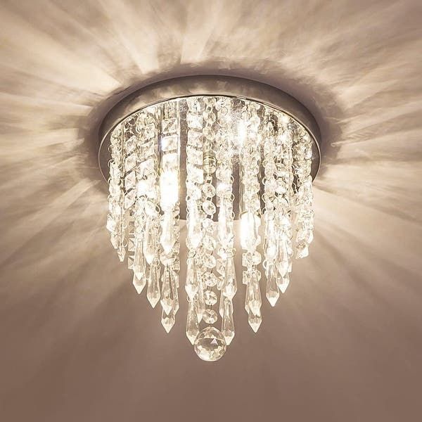Chandeliers In 2021 Crystal Chandelier Lighting Modern Crystal Chandelier Lighting, Small Bathroom Chandeliers Flush Mount