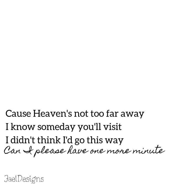 Heaven's Not Too Far Away Lyrics We Three We Three Heavens Not too Far Away Lyrics | Away lyrics, Lyrics, Lyrics