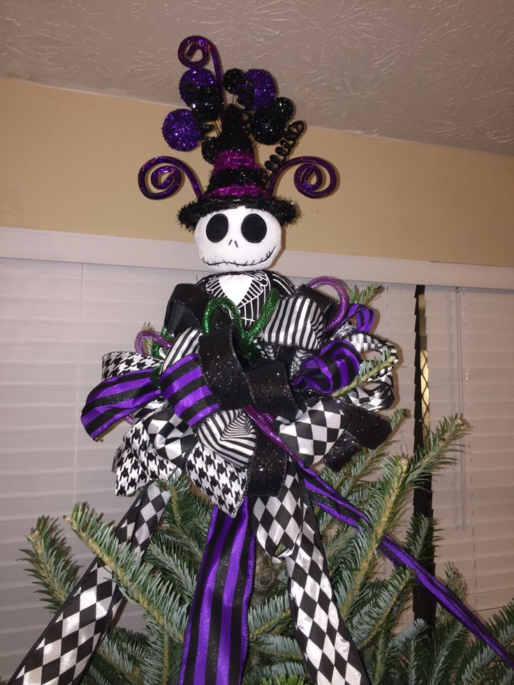 216 best christmas tree topper ideas images on pinterest jack skellington christmas tree topper
