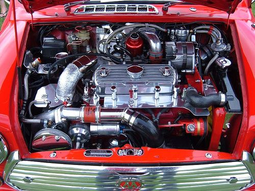 Turbo Mini Mini Engines Red Mini Cooper Mini Coper Small Cars