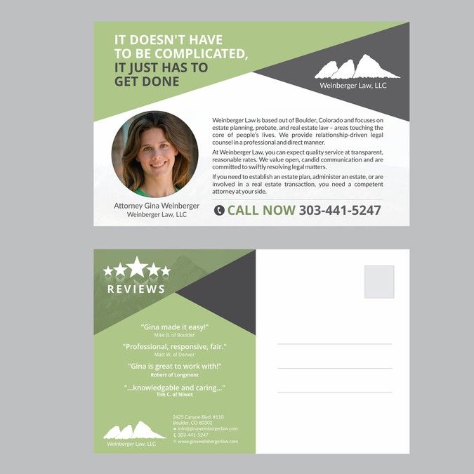 advertising postcard