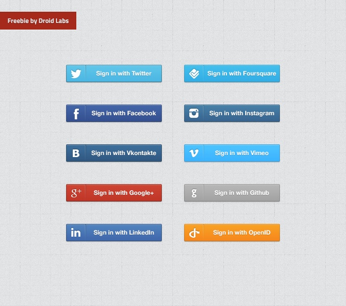 free buttons for websites