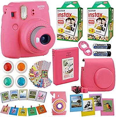 Amazon Com Fujifilm Instax Mini 9 Instant Camera Flamingo Pink