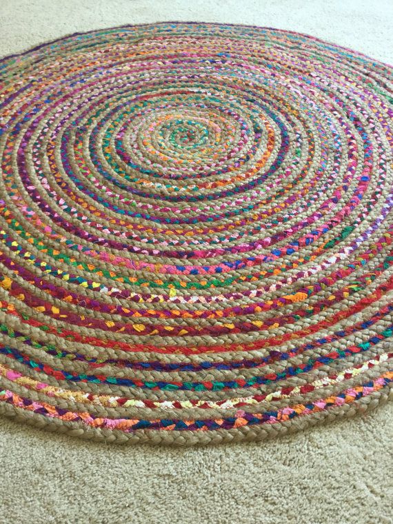 43 Best Bohemian House Rugs Images On Pinterest Round Rag Rug Boho Chic Hippie Area 4 By Yourgreateststory