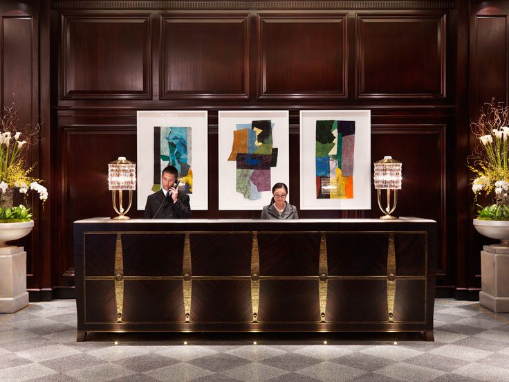 hotel receptionist desk