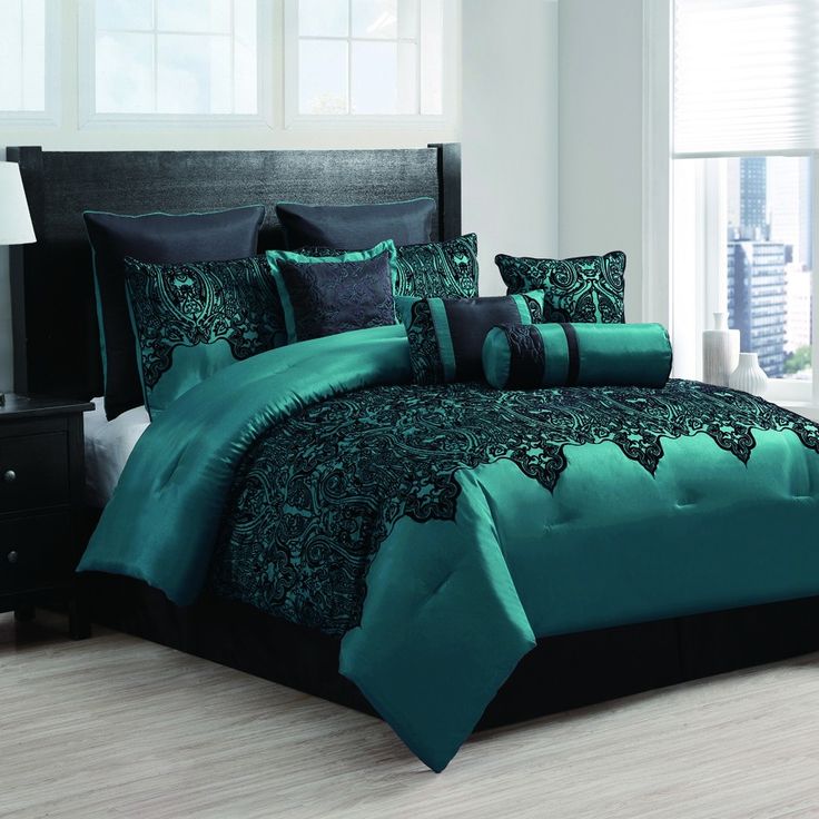 Queen Bedroom Comforter Sets best 25+ teal bedding sets ideas on pinterest | bedroom fun, teal Queen Bedroom Comforter Sets best 25+ teal bedding sets ideas on pinterest | bedroom fun, teal