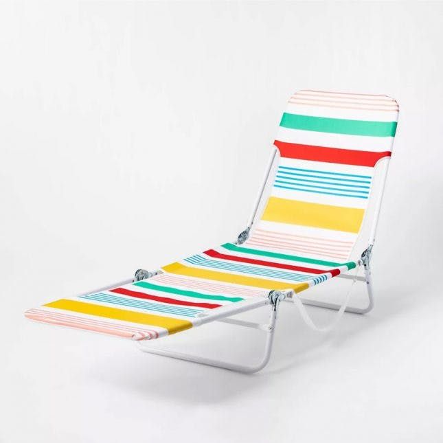 Outsider Sea Foam Folding Beach Chair Lowes Com In 2021 Beach Chairs Folding Beach Chair Aluminum Beach Chairs