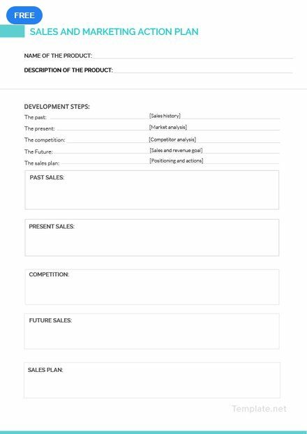 free sales and marketing action plan plan templates designs 2019