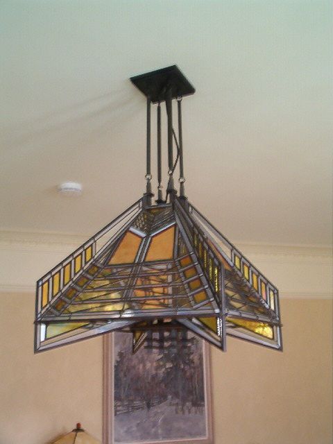 48 Best Frank Lloyd Wright Inspired Furniture And Glasswork Wright S Erfly Chandelier Installed In London Prairiefurnitureandglass Com Lloyd Wrightchandelierserfly