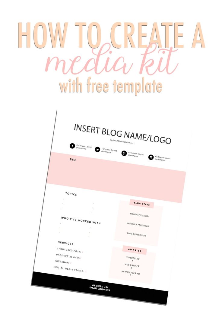29 best How to Create Media Kit Templates images on Pinterest - product review template 29 best How to Create Media Kit Templates images on Pinterest - product review template