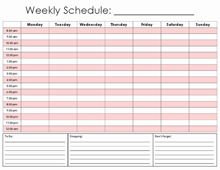 free hourly schedule template best of hourly schedule printable daily