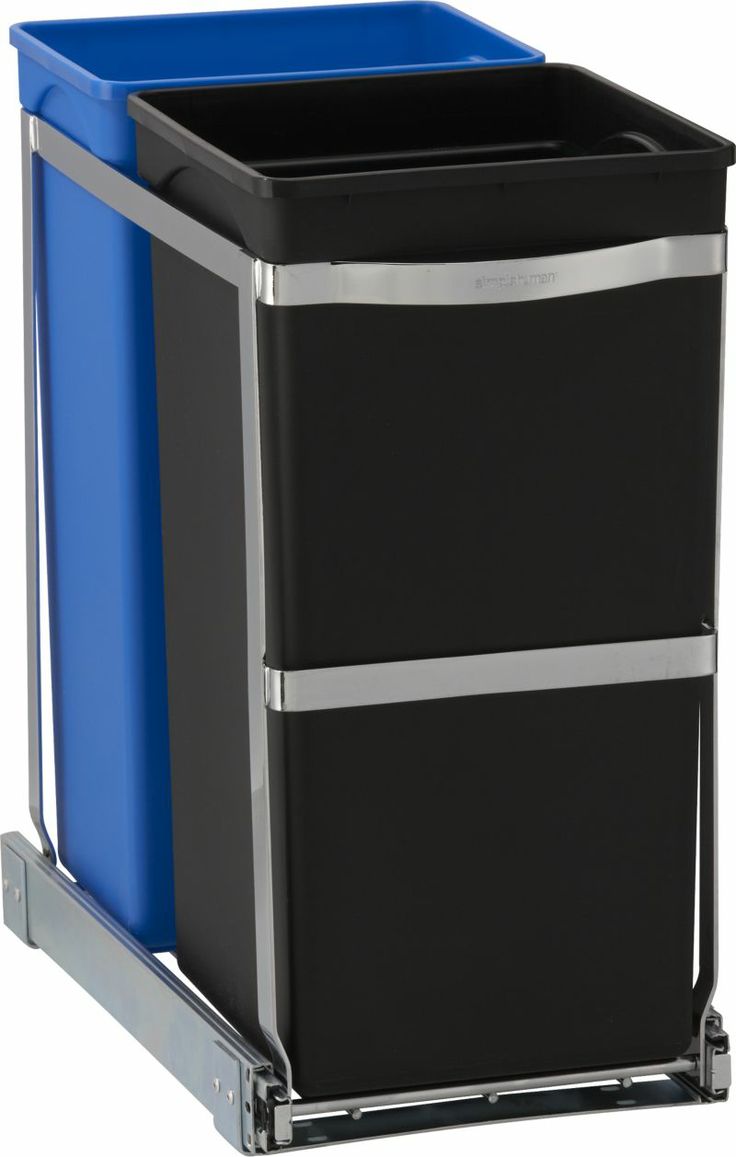 9 Best Trash Trers Images On Pinterest Kitchen Organisation Simplehuman Pull Out Recycler Crate And Barrell 79 95