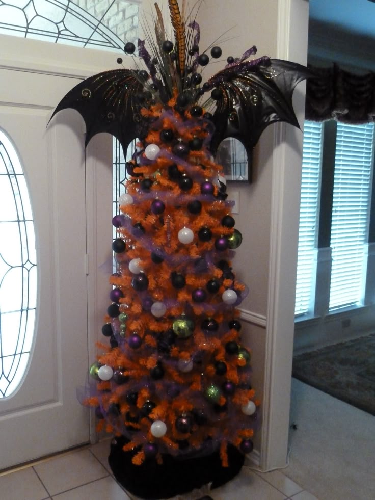 halloween tree i need to buy cheap ornaments from the dollar store and spray paint - Black Halloween Tree halloween tree i need to buy cheap ornaments from the dollar store and spray paint - Black Halloween Tree