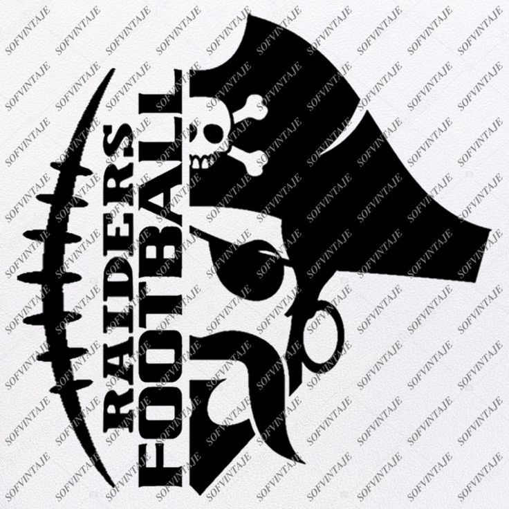 Download Raiders Football Svg File - Football Svg - Football Team ...